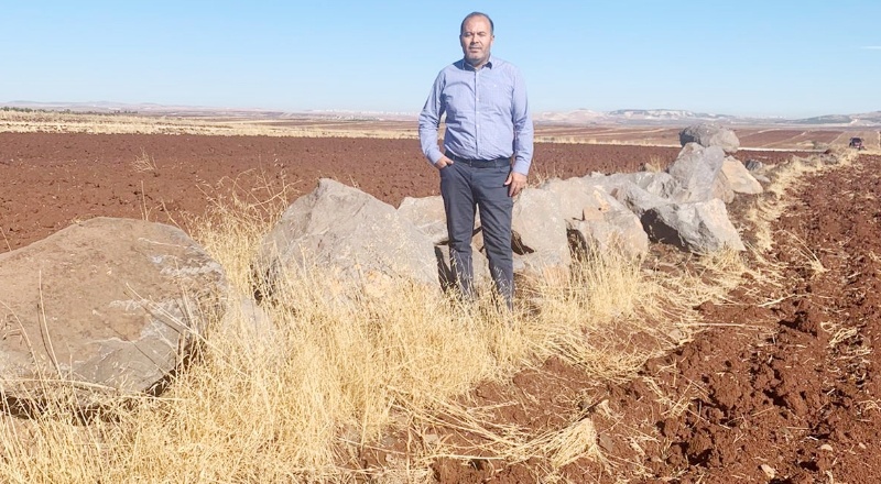 Şahinbey Ziraat Odası Başkanı Ali Çolak: Sınırlar kayınca, taş yığınları tarlaların içinde kaldı