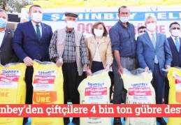 Şahinbey'den çiftçilere 4 bin ton gübre desteği