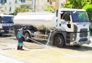 Şahinbey’de kurban kesimi sonrası dezenfekte çalışmaları yapıldı