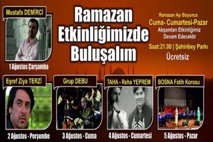 Şahinbey&#039;de Ramazan etkinlikleri