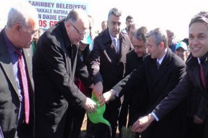 Şahinbey&#039;den 440 bin metrakarelik alana "Çanakkale Hatıra Ormanı"