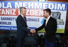 Şahinbey’den askere yol çantası