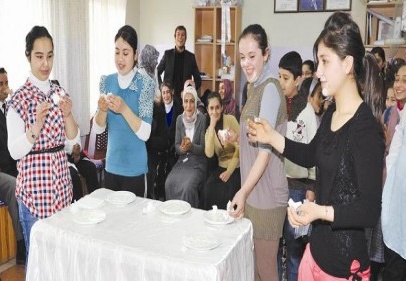 Şahinbeyli kursiyerler dönem sonu etkinliğinde birincilik için yarıştı