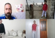 Şahinbeyli tekvandocular evde çalışıyor