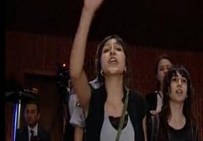 Şahin'e üniversitede kürtaj protestosu!..