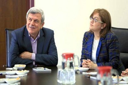Şahin&#8217;i konuk etti