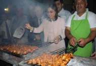 Şahin,mangal başına geçti