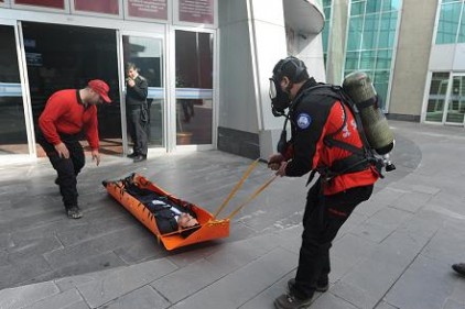 ŞAHKUT, yangın tatbikatı düzenldi
