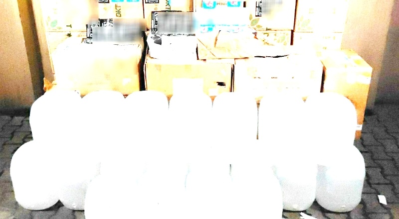 Sahte alkol operasyonunda 1 kişi yakalandı