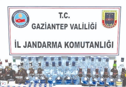 Sahte alkol operasyonunda 59 şişe kaçak viski ele geçirildi
