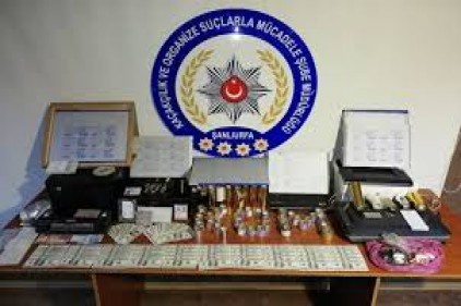 Sahte para basan çeteye operasyon: 5 gözaltı 