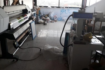 Sahte para basımevine baskın