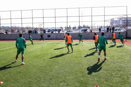 Sakıcı İnşaat Şenyurtspor maçının hazırlıkları sürüyor
