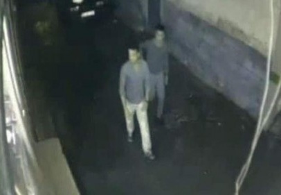 Saldırı güvenlik kamerasında 