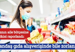 Salgının aile bütçesine etkisi raporlandı: Vatandaş gıda alışverişinde bile zorlanıyor
