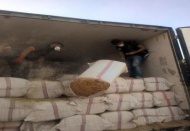 Saman yüklü tırdan 290 kilogram esrar çıktı 