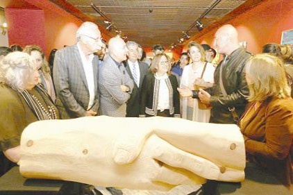 Sanat Çalıştayı&#8221;nda yapılan eserler sanat severler ile buluştu