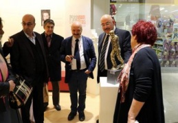 Sanat Galerisi’nde “1+1 Serap ve Mustafa Bulat Heykel Sergisi” açıldı