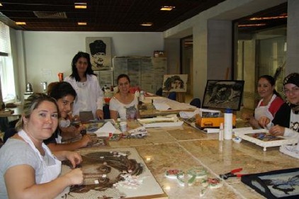 Sanat merkezi Temmuz da doldu taştı