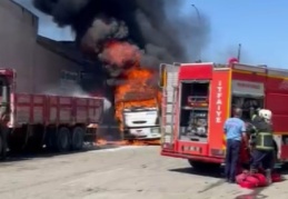 Sanayi sitesinde patlama paniği