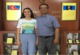 Sani Konukoğlu Ortaokulu öğrencisi Türkiye birincisi oldu 