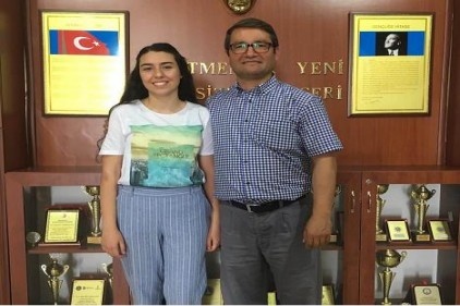 Sani Konukoğlu Ortaokulu öğrencisi Türkiye birincisi oldu 