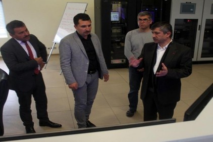 Sanibey Barajı ve HES&#8217;i gezdi