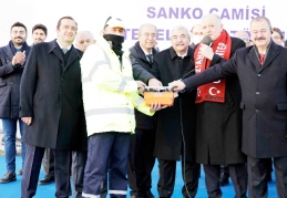 SANKO Camisi’nin temeli atıldı, 81 bin 442 metrekarelik alan üzerine konumlanacak