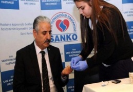 Sanko fuarda stand açtı