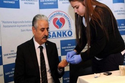 Sanko fuarda stand açtı