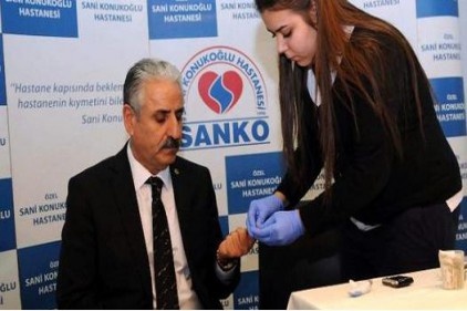 Sanko fuarda stand açtı