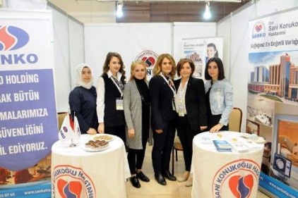 Sanko Hastanesi fuarda stand açtı