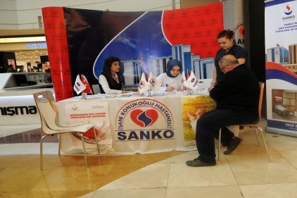 SANKO Hastanesi organ bağışı için stant açtı