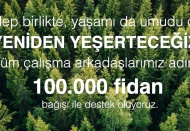 SANKO Holding 100 bin adet fidan desteğinde bulundu