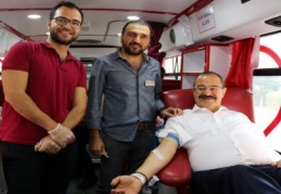 Sanko Holding çalışanları kan bağışında bulundu