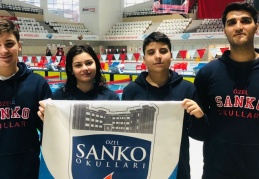 SANKO Okulları, 4 madalya kazandı