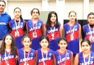 SANKO Okulları basketbol takımı il ikincisi oldu