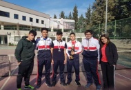 SANKO Okulları Gençler Erkek Tenis Takımı il ikincisi oldu