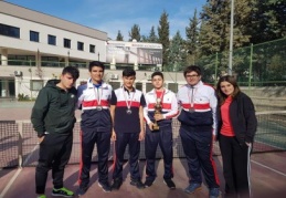 SANKO Okulları Gençler Erkek Tenis Takımı il ikincisi oldu