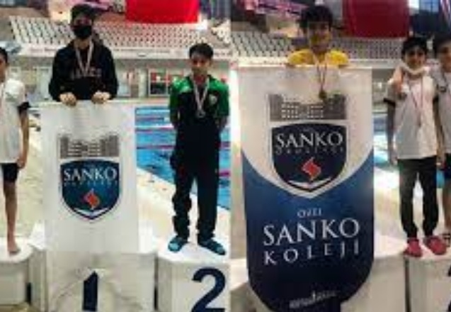 Sanko okulları öğrencileri 27 madalya kazandı
