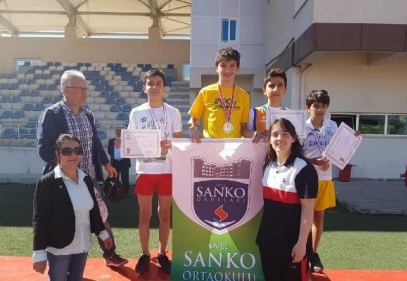 SANKO Okulları Öğrencisi il birincisi oldu 