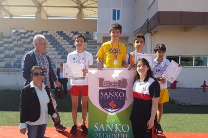 SANKO Okulları Öğrencisi il birincisi oldu 
