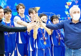 SANKO Okulları yıldız erkek basketbol takımı il birincisi oldu