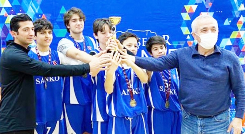 SANKO Okulları yıldız erkek basketbol takımı il birincisi oldu