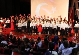 SANKO Okulları’nda, cumhuriyet kutlaması yapıldı
