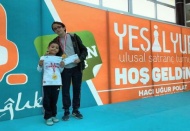 SANKO Okullarının iki öğrencisi kupa ile döndü