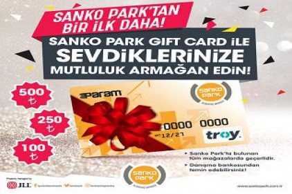 Sanko Park AVM, &#8220;Gift Kart&#8221; uygulaması başlatıyor
