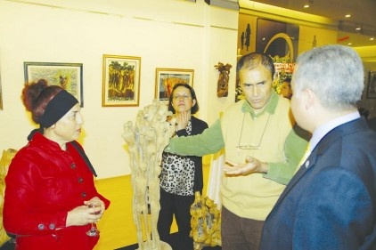 Sanko Park&#8217;ta Heykel-Resim sergisi açıldı 