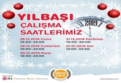 SANKO Park’ta yılbaşı etkinliği 