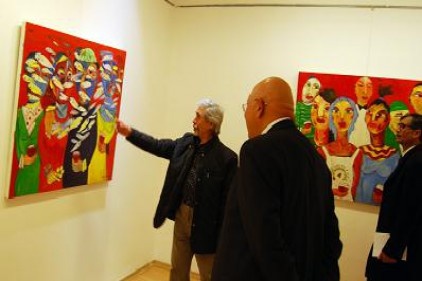 Sanko Sanat Galerisinde sergi açtı